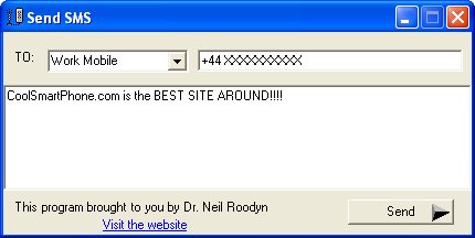 Send an SMS from your PC!