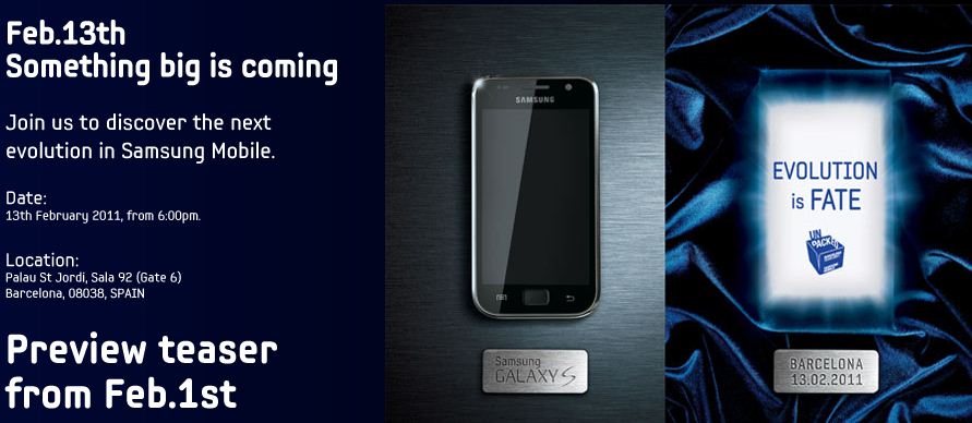 Samsung tease with an Evolution