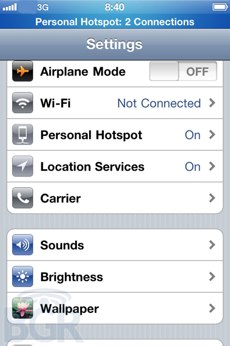 WiFi Hotspots coming to iPhone