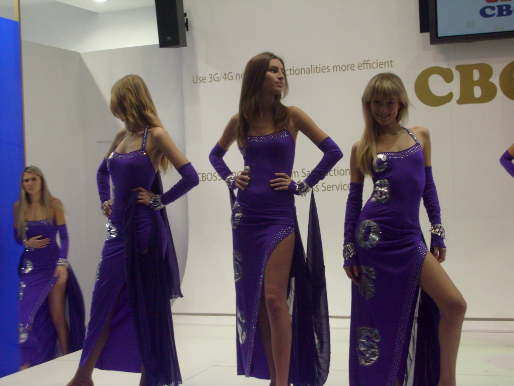 The CBOSS girls at Mobile World Congress