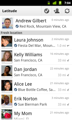 Google Maps 5.1, now with Check ins for Latitude