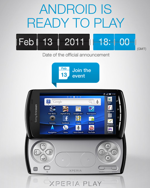 Xperia Play   To be announced at MWC