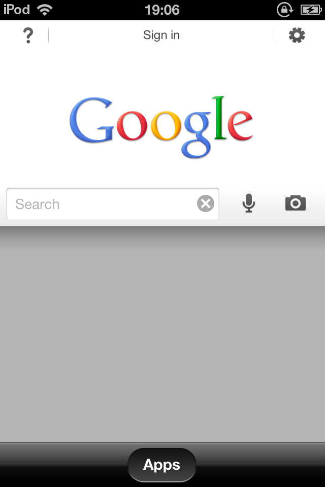Google Search App for iOS