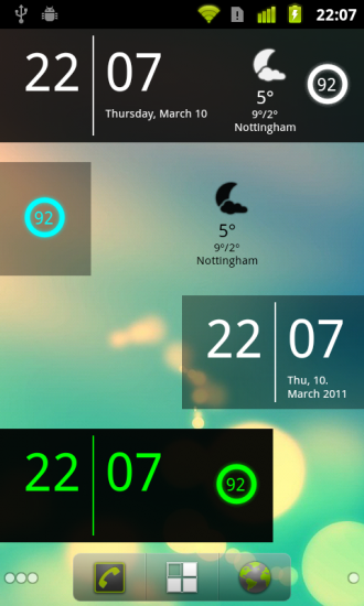 Coolsmartphone Recommended Android Apps   Clock Widgets Part 2