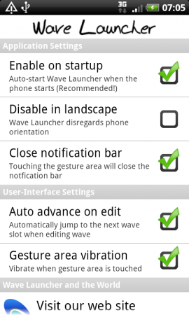 Coolsmartphone Recommended App   Wave Launcher