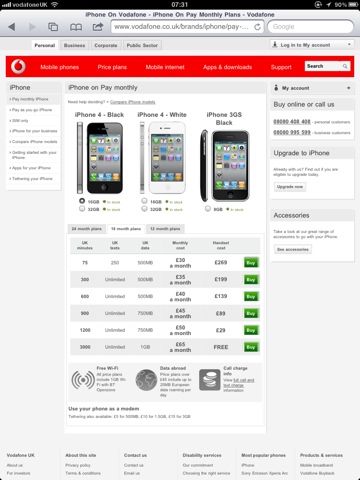 White iPhone Now At Vodafone
