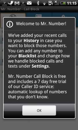 Block unwanted callers with Mr Number