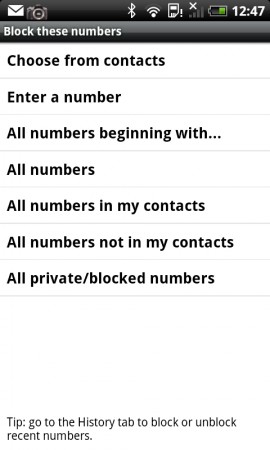 Block unwanted callers with Mr Number