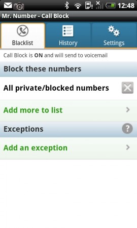 Block unwanted callers with Mr Number