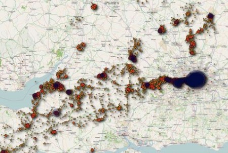 Apple not logging location data, building a database instead