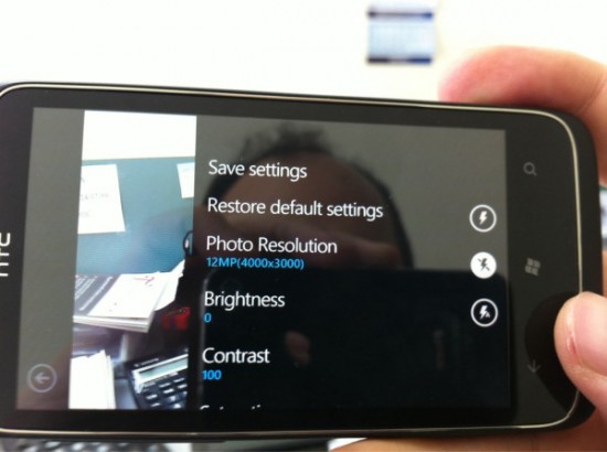 Snapped   Upcoming 12 megapixel HTC Windows Phone