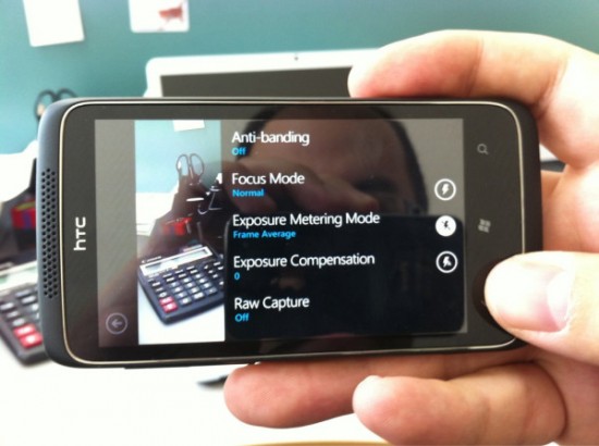 Snapped   Upcoming 12 megapixel HTC Windows Phone