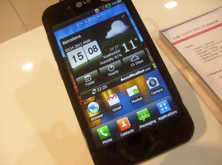 LG Optimus Black. Available from Orange this week