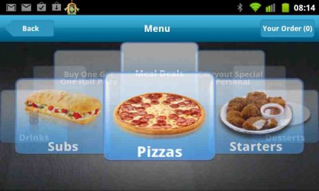 Dominos release pizza delivery app for Android