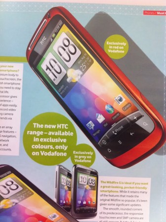 Vodafone offer up exclusive HTC kit