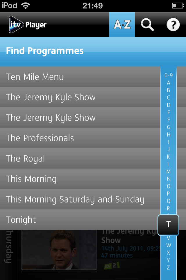 ITV Player hits the App Store