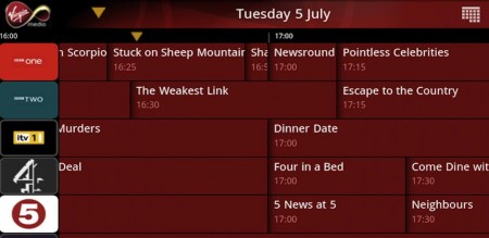 Virgin Media TiVo Android App
