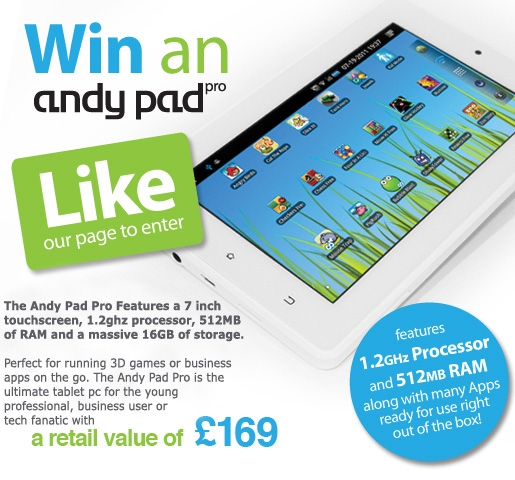Win an Andy Pad Pro