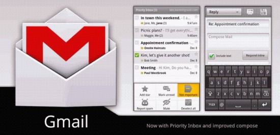 GMail Updated   Performance and possibly better battery life too