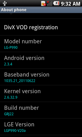Gingerbread 2.3.4 for the LG Optimus 2X ..finally...?