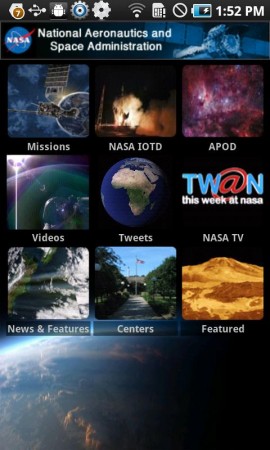 Nasa Release official App for iOS and Android.