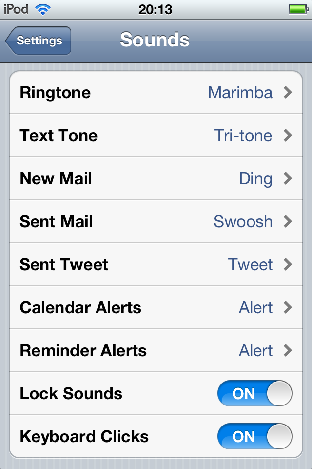 iOS gets custom notification tones