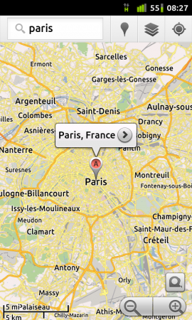 Google Maps for Android has a few new features.