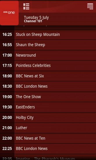 Virgin Media TiVo Android App