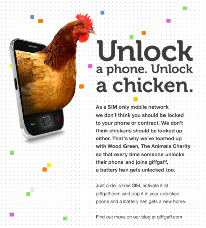 Unlock a phone, unlock a chicken!