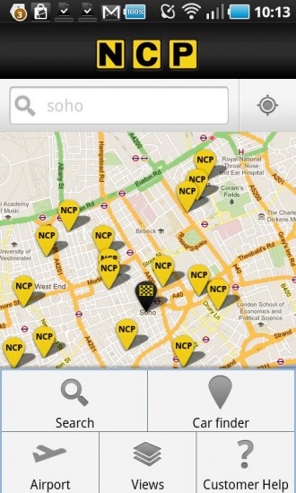 Find a parking space easier with the NCP Android app