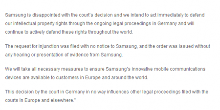 Updated....Apple blocks Samsung from selling 10 Tab in Europe.