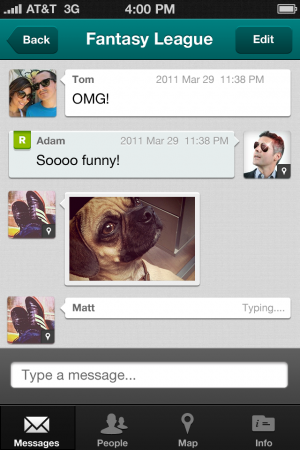 PingMe   Instant Messaging across Android, iPhone and BlackBerry