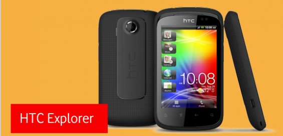 Vodafone Also Stocking HTC Explorer