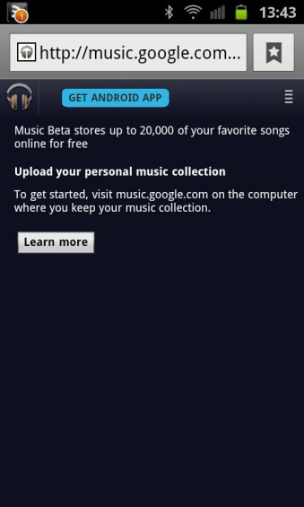 Music about to be available from Android Market too?
