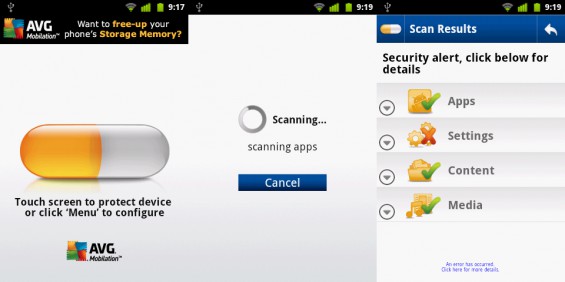 Android App Review   AVG Antivirus Free