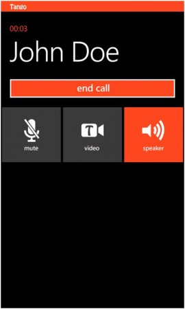 Tango video calling app released for Windows Phone.