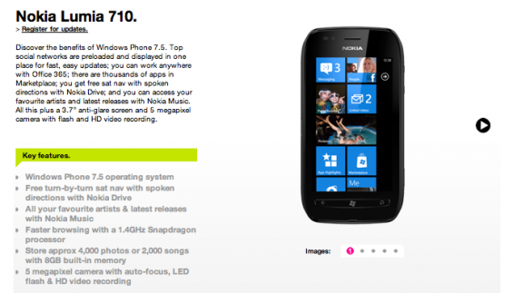 Three To Stock Nokia Lumia 710!