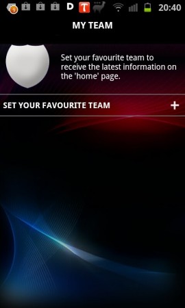 Sky Sports Live Football Score Centre available for Android