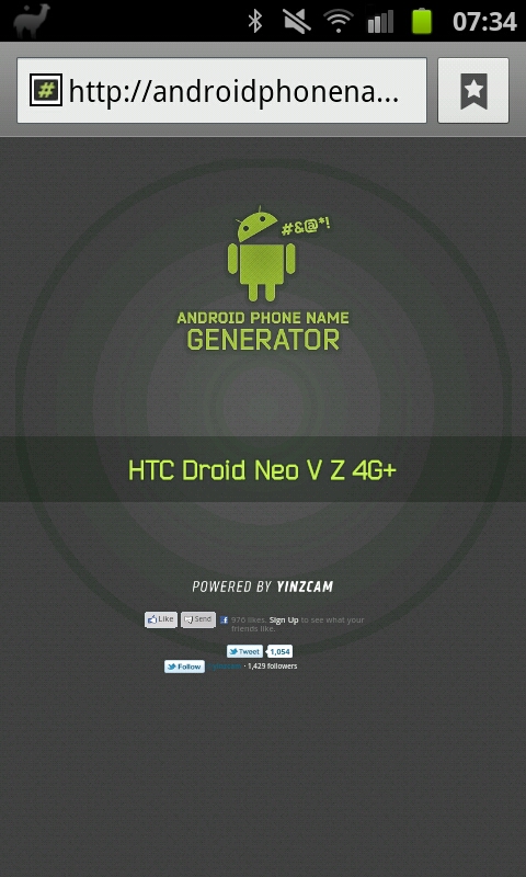 Fun   The Android Phone Name Generator