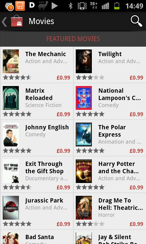 99p Movies available to rent