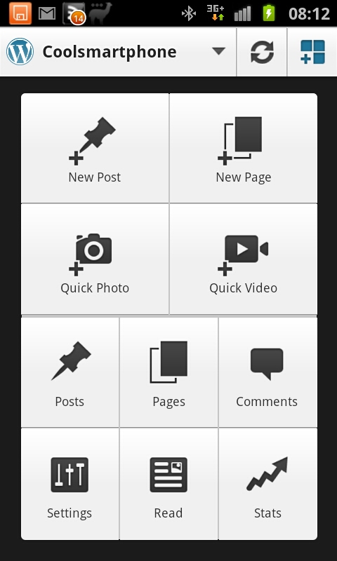 Wordpress Android app updated