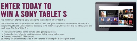 Win yourself a Sony Tablet S
