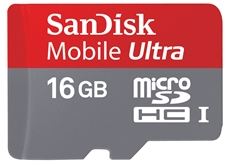 SanDisk 16GB microSD card, just £9.99
