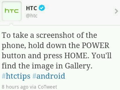 Screenshots now possible on (some) HTC Androids