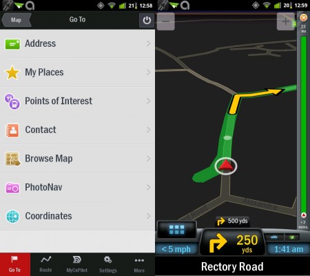 Android App Review   CoPilot Live Premium