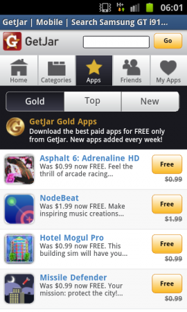 GetJar free app store