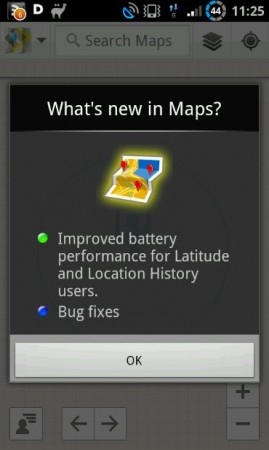 Google Maps for Android updated