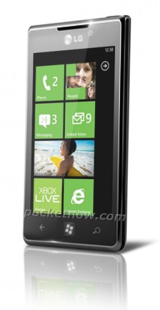 LG Miracle Windows Phone Rendered