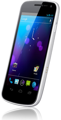 Samsung Galaxy Nexus available in white