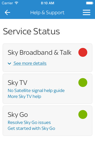 Sky launches new Sky Service app